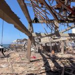 Israeli strike on cafe near Gaza City port kills dozens, hospital official says